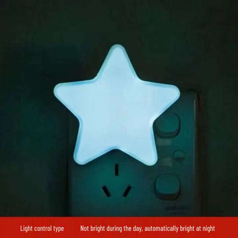 Cartoon LED Night Light with Light Sensor for Baby's Bedroom