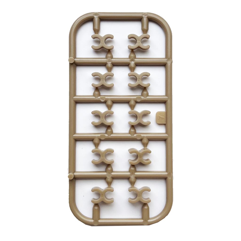 Military Doll Landscaping Accessories Parts Barbed Wire Buckle Free Assembly Scene Building Block