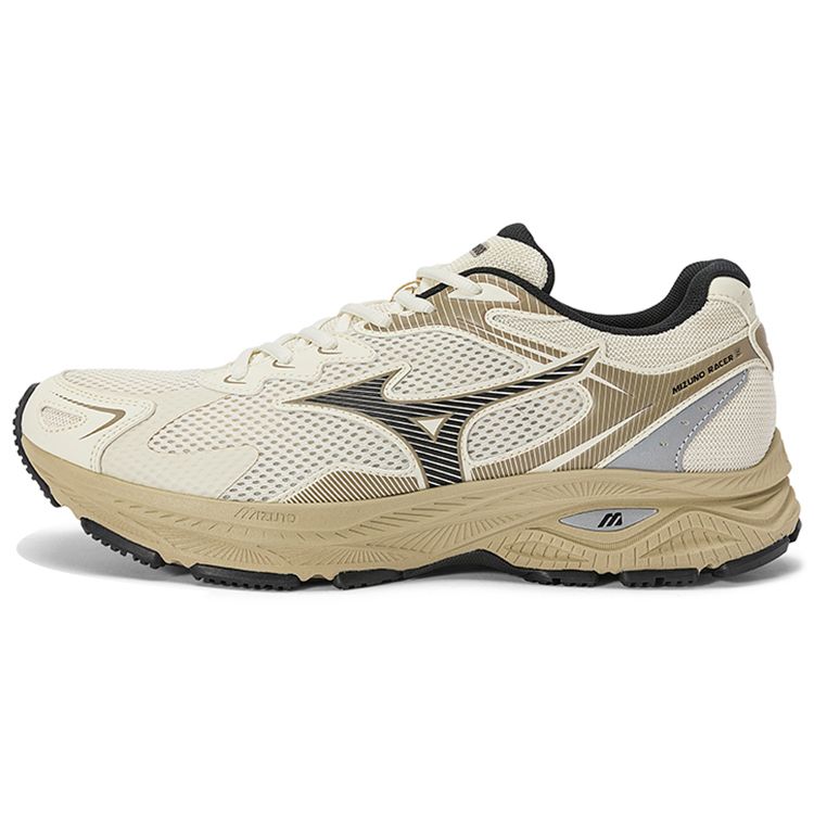 Mizuno Racer S Mesh Breathable Low Top Running Shoes Unisex Grey Black D1GH223505 42