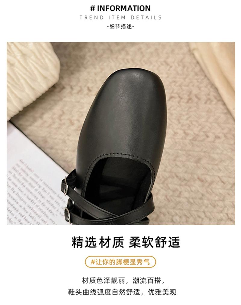 New ballet shoes for women wearing Mary Jane flat bottomed shallow mouth single shoes