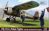IBG Polish PZL11c Gull Wing Fighter with Pilot and Ground Crew Plastic PB32005 1/32 Figures, Model, (Airplane)