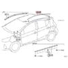 7555252190 7555152210 Vehicle Roof Trim Precisely Crafted Roof Edge Guard 1 Pair