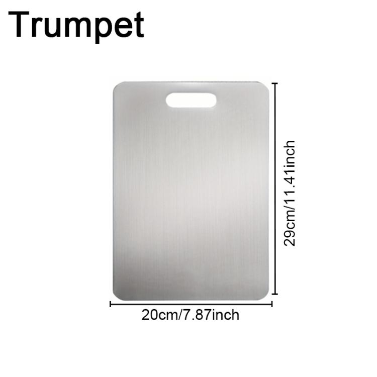 Stainless Steel Cutting Plate - Double-sided, Anti-slip, Easy To Clean, A Kitchen Necessity with A Long Service Life