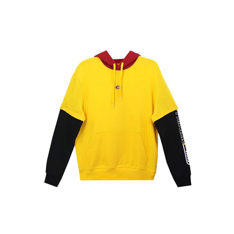 

Женский пуловер из двух частей с капюшоном Vans, желтый VN0A4RBH85W M