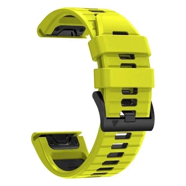 Quickfit 26mm 22mm Width Strap For Garmin Approach S70 S62 Forerunner 965 955 Epix Pro 2 47mm Smartwatch Band Silicone Bracelet