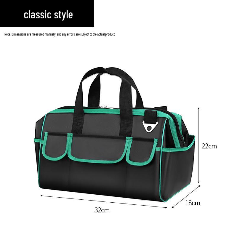 Heavy-Duty Waterproof Tool Bag - Durable, Multi-Functional, and Portable for Carpenters and Electricians