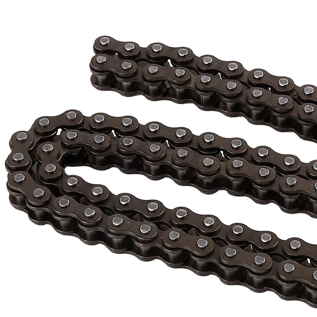 uxcell YBR125 Roller Chain Drive for Motorcycles, Alloy Steel, 25H, for 88L, 21.7 inches (55 cm), Long