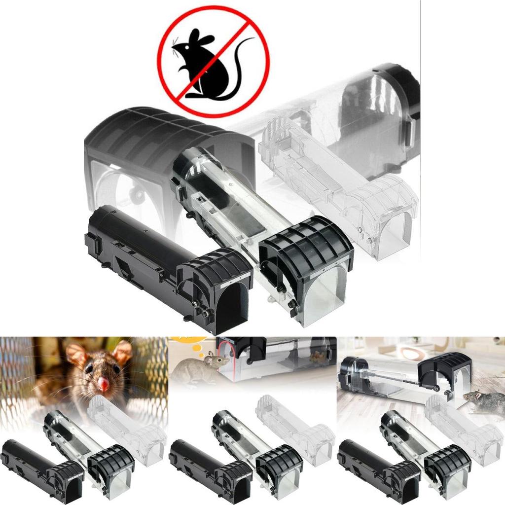 Eco-friendly Non-toxic Plastic Mouse Trap Safe And Reliable Long Cage Design