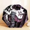 Dark Elegance: Gothic Devil Girl Print Umbrella - Auto Open/Closed, Outdoor Gear, Travel Accessory, Lightweight & Durable, Perfect Gift 148