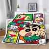 Crayon-ShinS chanS Printed Blanket Picnic Blankets Warm Blanket Soft and Comfortable Blanket Home Travel Birthday Gift