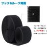 Strong Velcro Straps, 10M Length x 2cm Width, 50 Plastic Buckles, for Cable Management