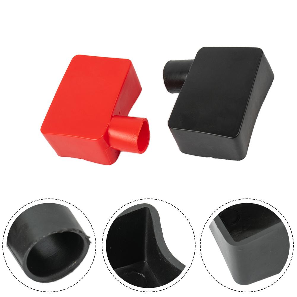 Battery Terminal Cover Battery Black & Red Cap Connectors