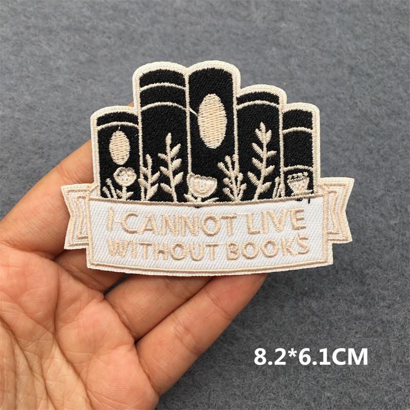 Punk Patch Flame Embroidery Patches For Clothes Scary Skull Iron On Patches On Clothing Embroidered Jacket Badge Sticker