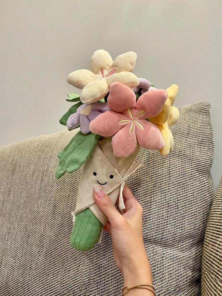 Plush Doll Bouquet: Graduation, Birthday, or Mother's Day Gift for Girlfriend, Mom, Teacher, or Nurse