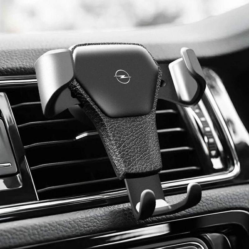 Gravity Car Badge Phone Holder Bracket Air Clip Mount Stand Accessories For Opel Astra H G J Insignia Mokka Zafira Corsa Vectra C D Antara