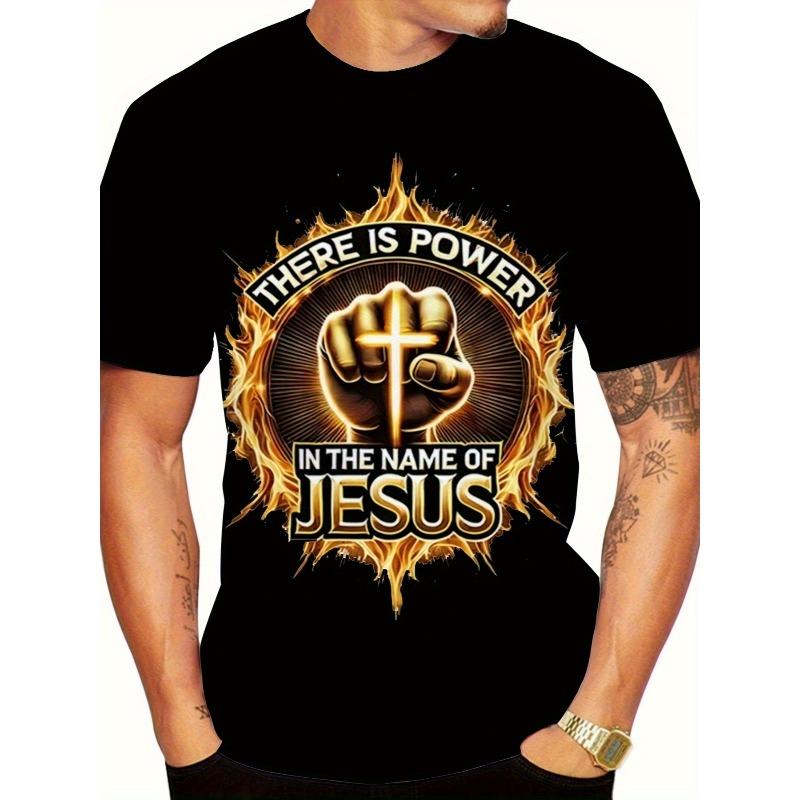 European sizes [Men's 3D Printed Tee] New Men's 3D Printed T-Shirt - Comfortable and Breathable Polyester Fiber - Fun Print Design