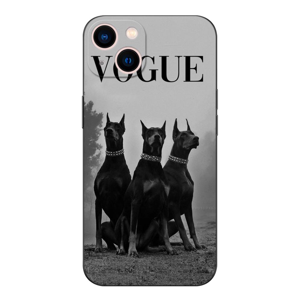 Black Tpu Case For Xiaomi Mi 11i 5G Redmi Note 11 11S Pro PLUS 4G 5G Cover Doberman