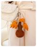 Elephant Skin Rabbit Plush Keychain: Cute Insect and Plant Series with Caterpillar and Bee Figures