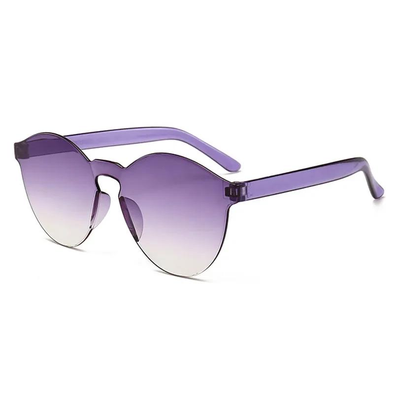 Women Luxury Vintage Sunglasses Clear Color Candy Design Sun Glasses Fashion Eyewear Trendy Accessories