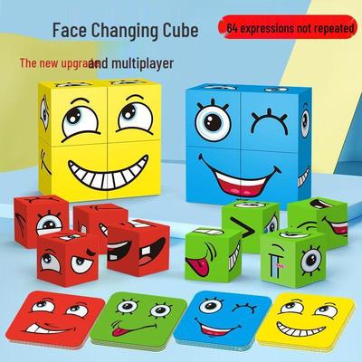 Interactive Children's Expression Magic Cube Toy - Fun and Educational Game