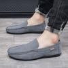 Doudou Shoes Men's Spring New Men's Shoes Casual Breathable Driving Flat Lazy Shoes One Pedal