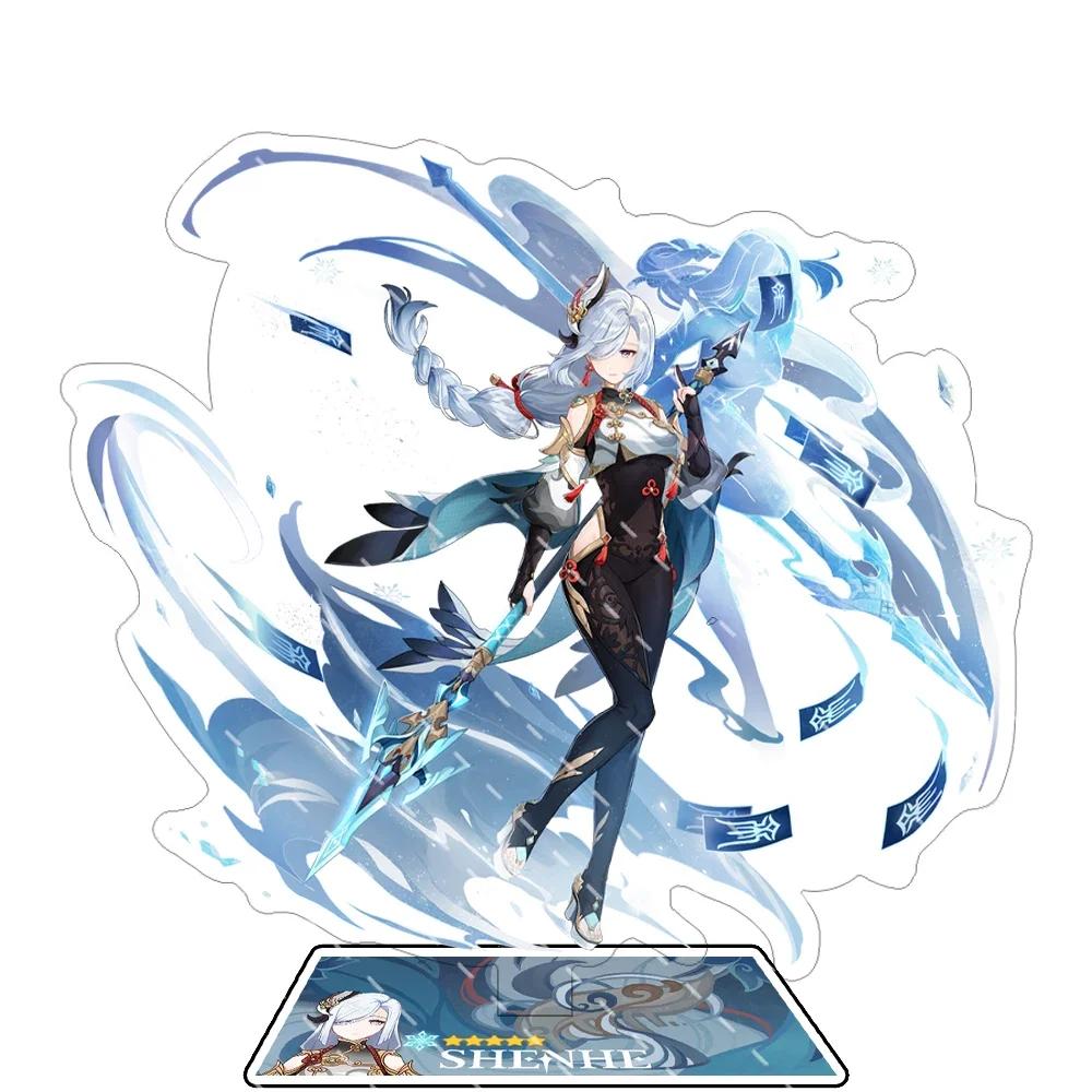 Anime Figure Impact Wanderer Nahida Cyno Yelan Acrylic Stand Model Plate Desk Decor Standing Sign Fans Gift
