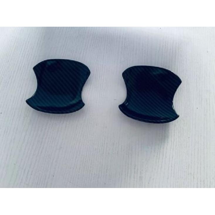 Carbon Fiber Front Door Handle Bowl Lid Cover Trim For -2025 Toyota Prius