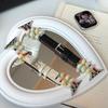 Colored Beaded Leather Bracelet For Apple Watch Band S11/10/9/8/7/6/5/4/Ultra iWatch Strap 49/46/45/44/42/41/40/38mm Fashionable