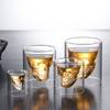 Dubbelwandige Glazen Schedelvormige Koffiekopjes Shotglaasjes Voor Cocktail Whiskey Vodka Rode Wijn 25/75/150/250ML Feest Barware