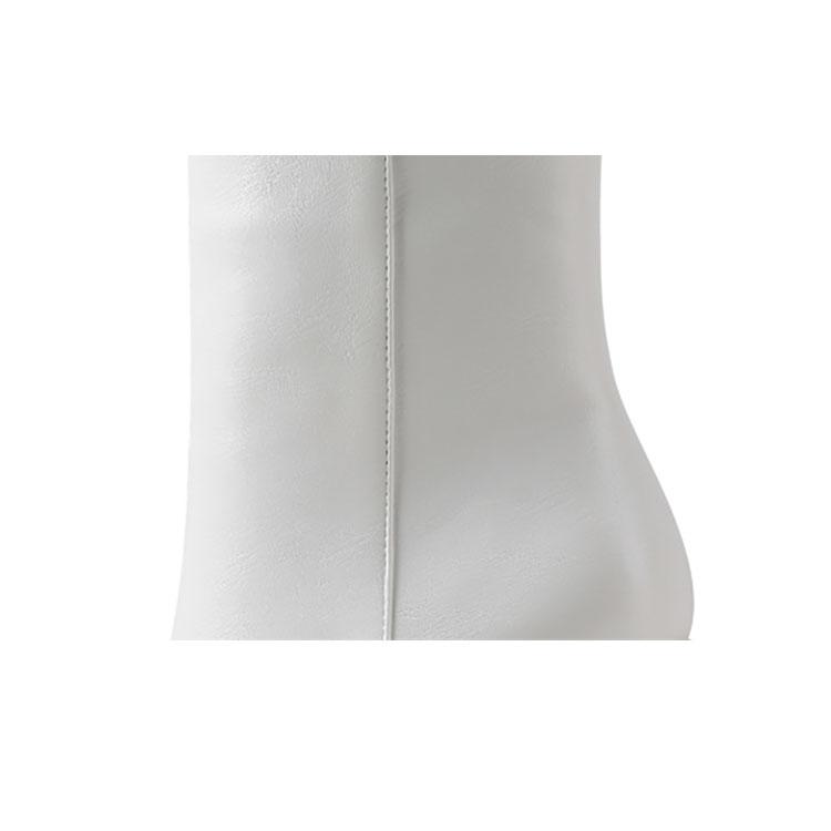 Fashion Round Toe High Heel Belt Buckle Women Single Shoes 2024 New Black Brown Spring  Autumn Waterproof Platform High Heels Size 34-43