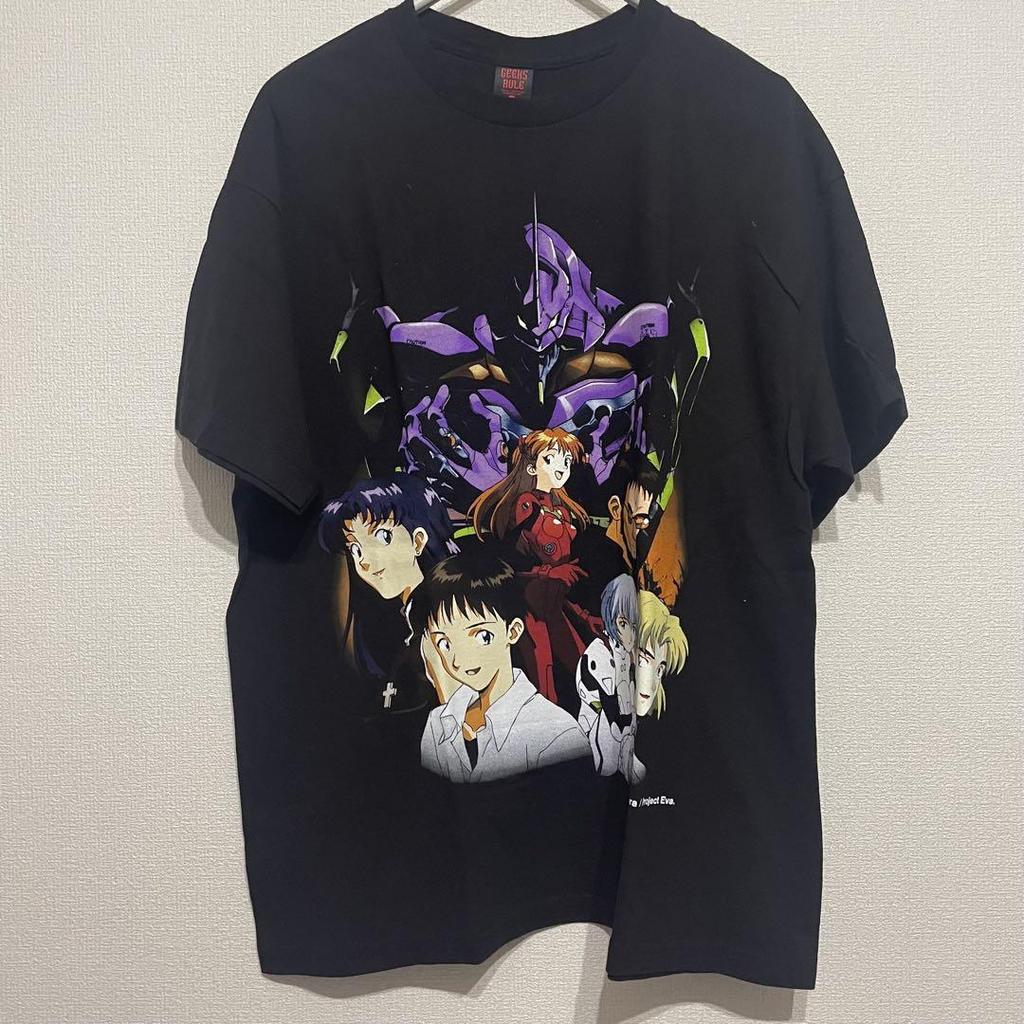 [USED] EVANGELION GEEKS RULE T-shirt XL Evangelion