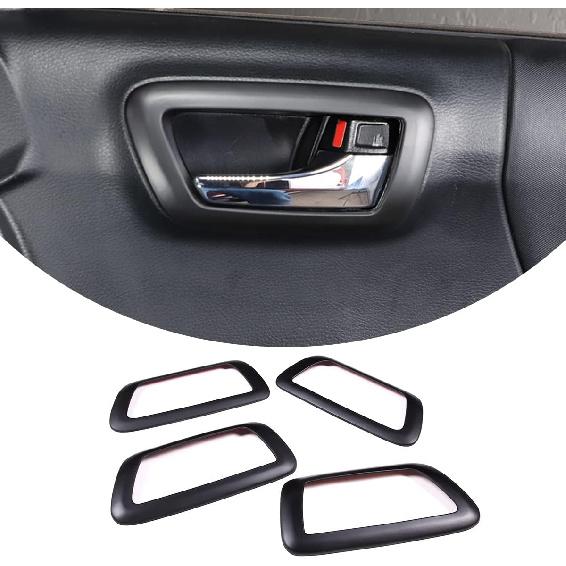 

4PCS ABS Inner Car Look Interior Door Handle Panel Cover Trim Compatible with Toyota Tacoma 2016 2017 2018 2019 2020 2021 2022 2023 Interior Door матовый черный