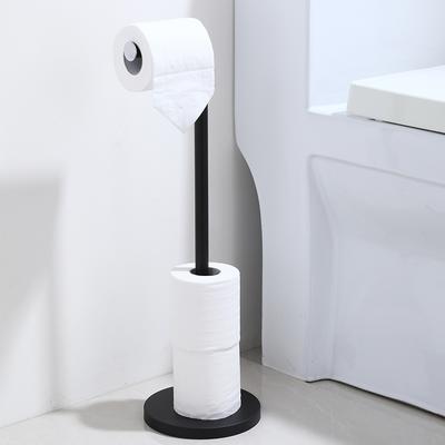 Toilet Paper Holder Rack Free Standing With Storage Roll Paper Holder Floor Stand Toilet Paper Holder Brushed Bathroom