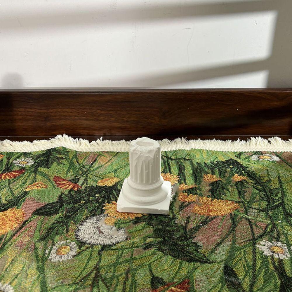 Weißer Gips Römische Säule Ringständer Luxuriöser Ring-Ausstellungsständer Hohe Qualität