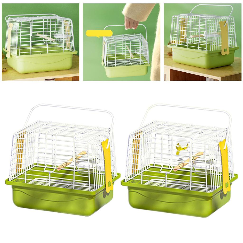 Bird Carrier Travel Cage Bird Carry Transport Small Bird Travel Cage Carrier for Outdoor Adventure Shopping Vet Visit Parakeets
