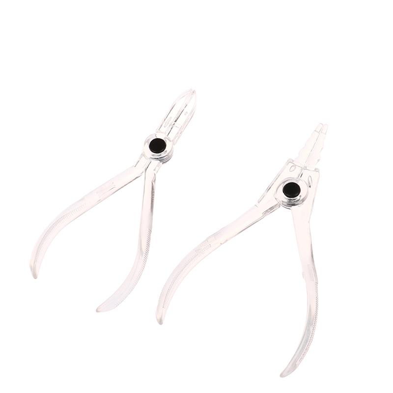 1Pc Disposable Sterile Slotted Round Navel Forceps Clamp Triangle Open Plier Ear Nose Piercing Tools Tattoo Piercing Supply