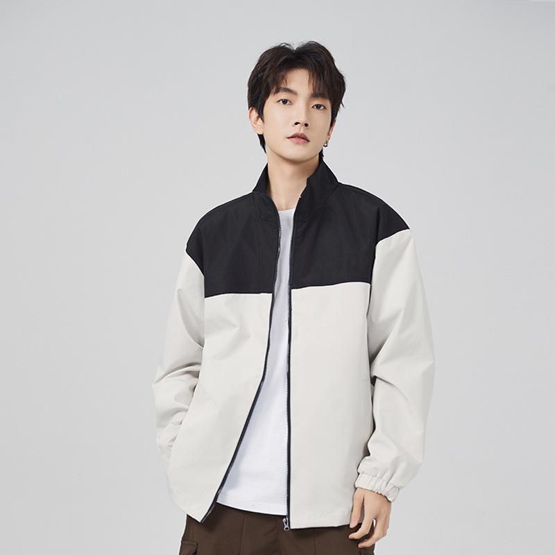 Jackets Men's Outdoor Windproof and Waterproof Jackets Loose Casual Gowns Autumn Stand Collar Jackets