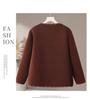 Autumn & Winter Women's Lambswool Leather-Fur Coat with Fleece, Short Style for Mid-to-Older Age