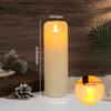 Flameless Votive სანთლები ბატარეით მომუშავე LED ჩაის ნათურები ელექტრო ყალბი სანთელი მოძრავი ფითილით საქორწინო წვეულების დეკორი სანთლები სანთლები