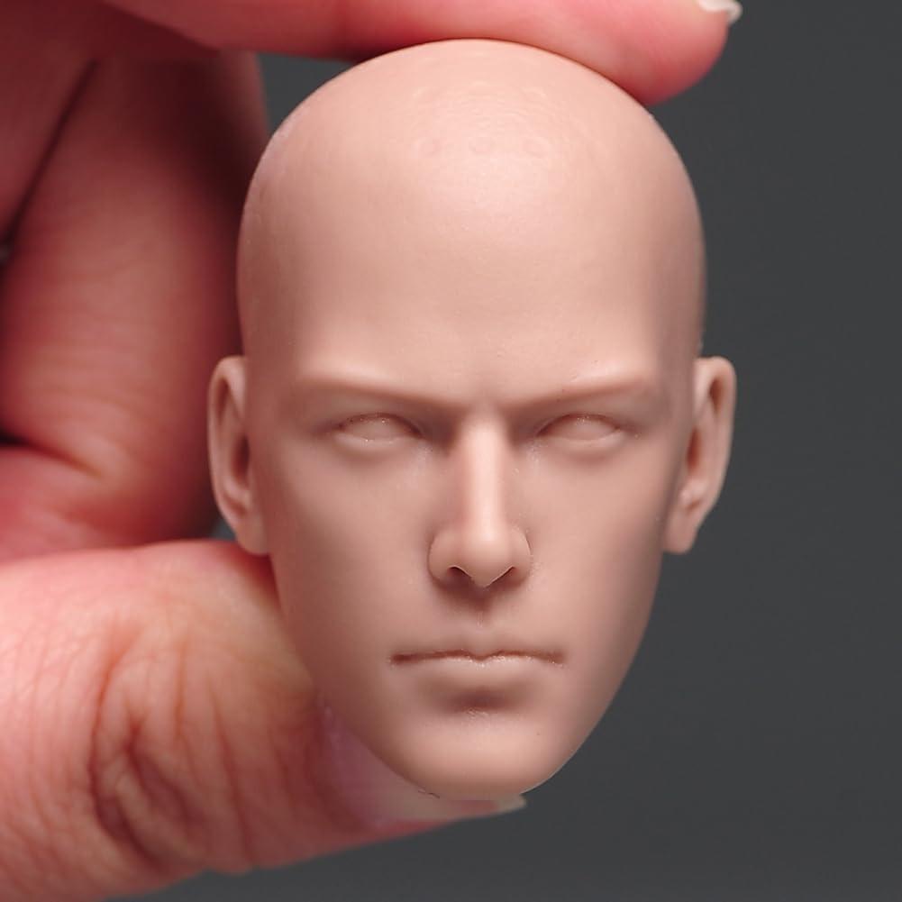1/6 Scale Male Head Sculpt Monk Bald Man Head for 12inch Phicen,TBLeague Action Figure