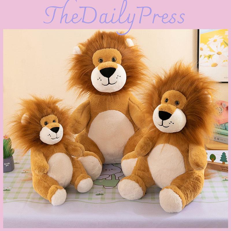 Lion Forest Animal Plush Toy Cute Cartoon Girl Child Birthday Holiday Gift Doll