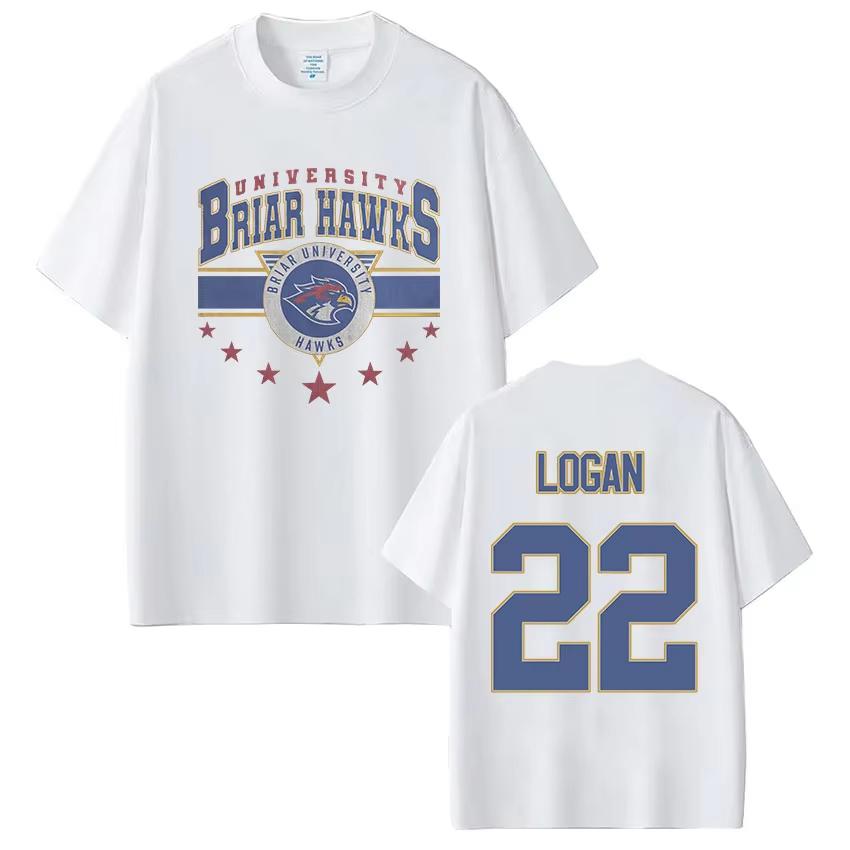 Off Campus Logan 22 Tshirts Briar University Hockey Tshirt Unisex Unisex Clothing Fashion Cotton Oversized Unisex High Quality Tee