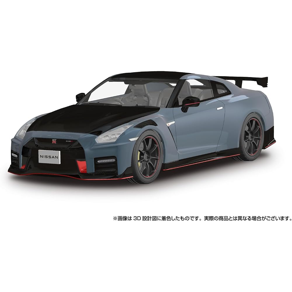 Aoshima Bunka Kyozaisha (AOSHIMA) 1/24 Raku Plus Snap Car Series No. .02-ng R35 NISSAN GT-R NISMO...