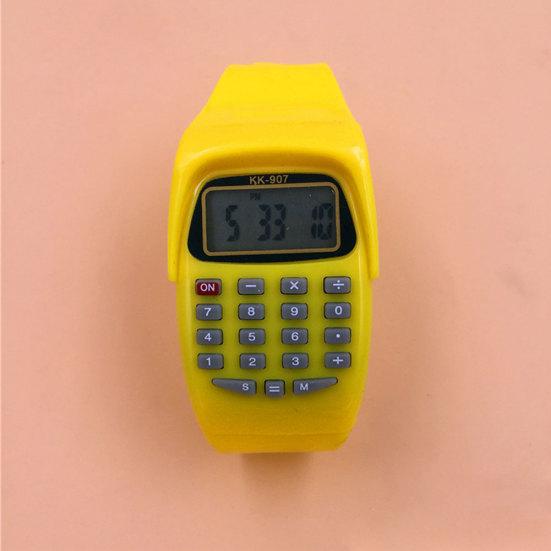 Children Sports Digital Square Wrist Gift Examination Tool Kids Watch Calculator