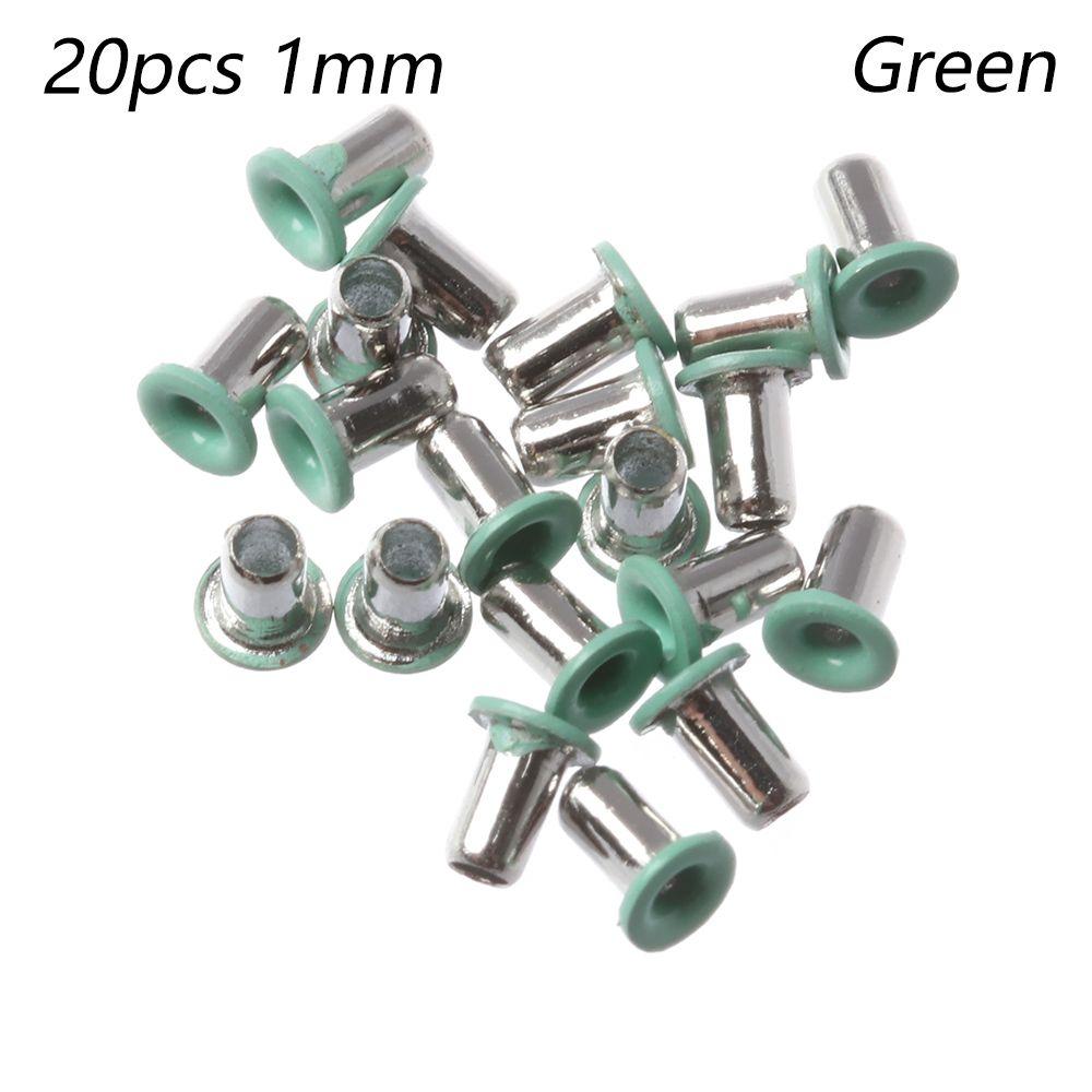 

Швейная фурнитура Пряжка для ремня Металлические люверсы Пуговицы Сделай сам Кукольные пряжки Аксессуары для кукольных сумок 20pcs 1mm зелёный
