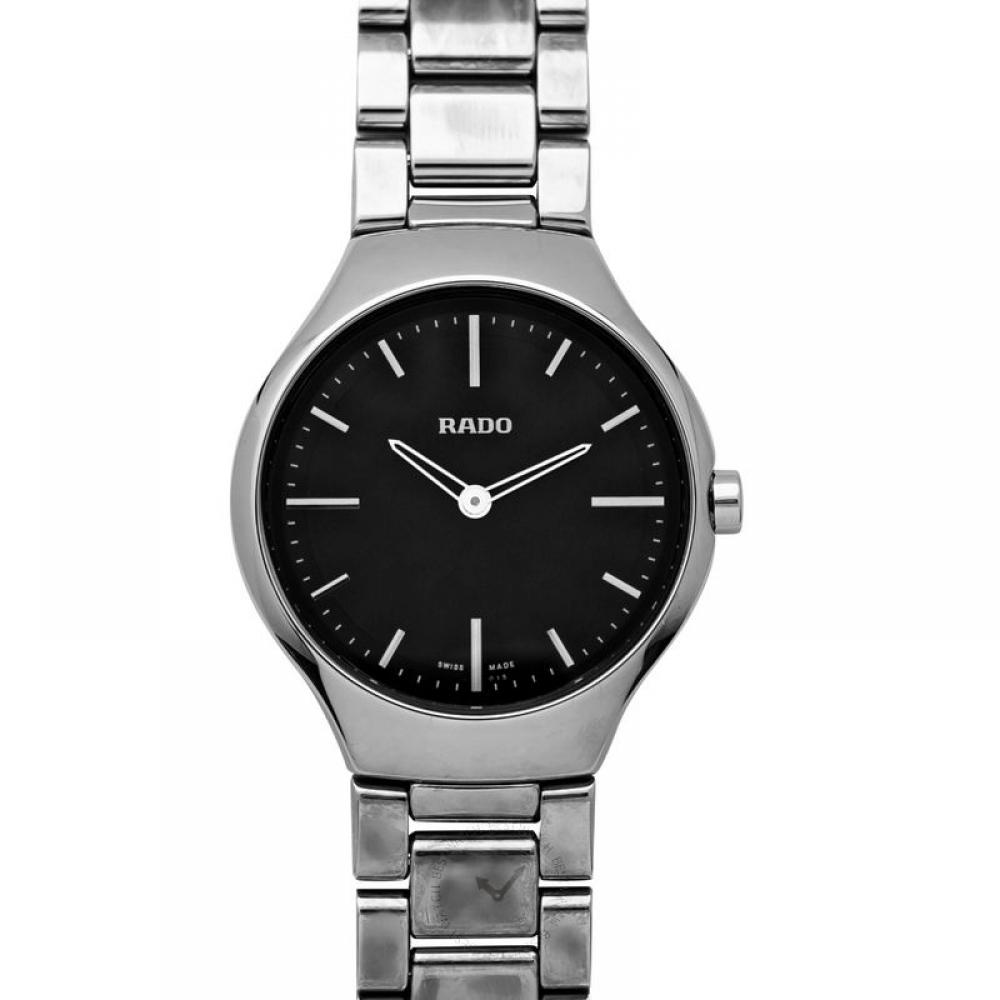 

Rado True Quartz Black Dial Ceramic Ladies Watch