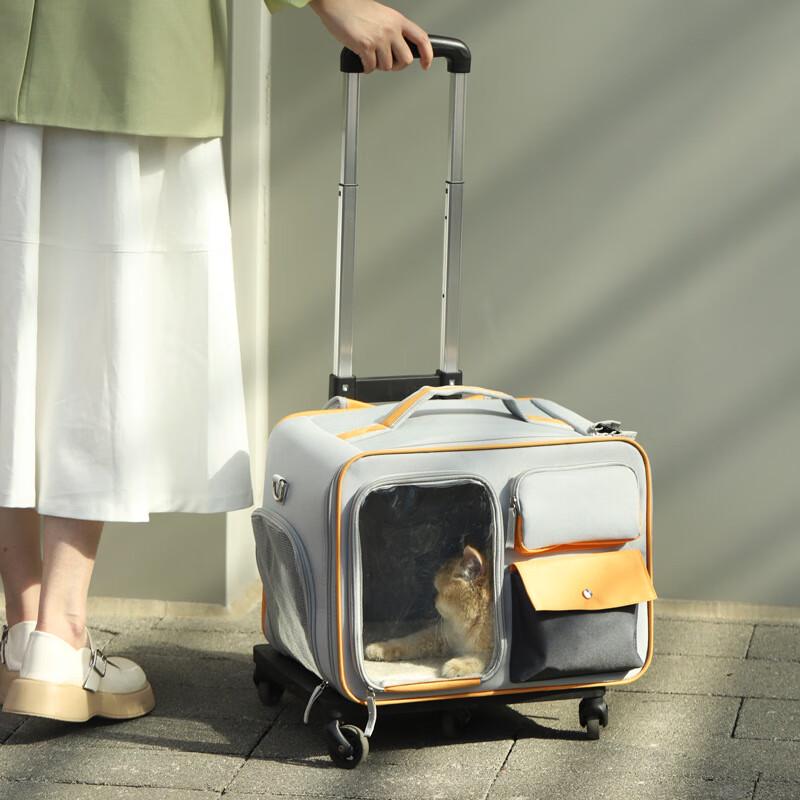 Space Capsule Pet Carrier Trolley