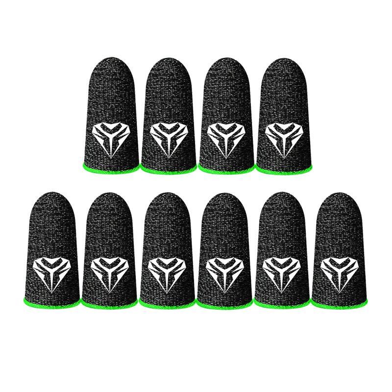 1-10 Pairs Thumb Gloves Touch Screen Finger Cots Sweatproof for PUBG Mobile Game Accessories