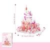 Non-Toxic Dreamy Crystal Flower Castle Assemblage Building Blocks Toys Architecture Model Bricks Home Decor Creative Ornaments Children Gifts