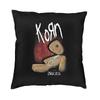 Nu Metal Rock Band Korn Quadratische Kissenhülle Dekoration Kissen Wurfkissen Für Wohnzimmer Doppelseitiger Druck